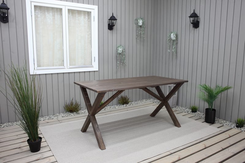 Matbord Utomhus Scottsdale 150 cm - Brun - Utemöbler & utemiljö - Utebord & trädgårdsbord - Matbord utomhus