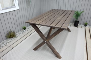 Matbord Utomhus Scottsdale 150 cm - Brun - Utemöbler & utemiljö - Utebord & trädgårdsbord - Matbord utomhus