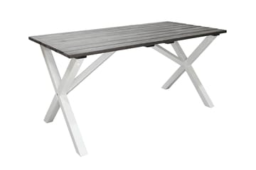 Matbord Utomhus Scottsdale 150 cm Grå/Vit - KWA - Utemöbler & utemiljö - Utebord & trädgårdsbord - Matbord utomhus