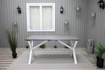Matbord Utomhus Scottsdale 150 cm Grå/Vit - KWA - Utemöbler & utemiljö - Utebord & trädgårdsbord - Matbord utomhus