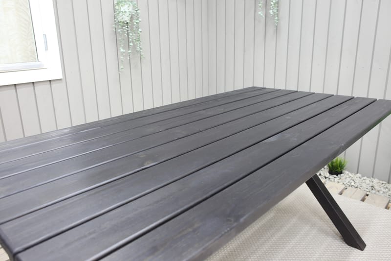 Matbord Utomhus Scottsdale 150 cm Kaffesvart - Kaffesvart - Utemöbler & utemiljö - Utebord & trädgårdsbord - Matbord utomhus