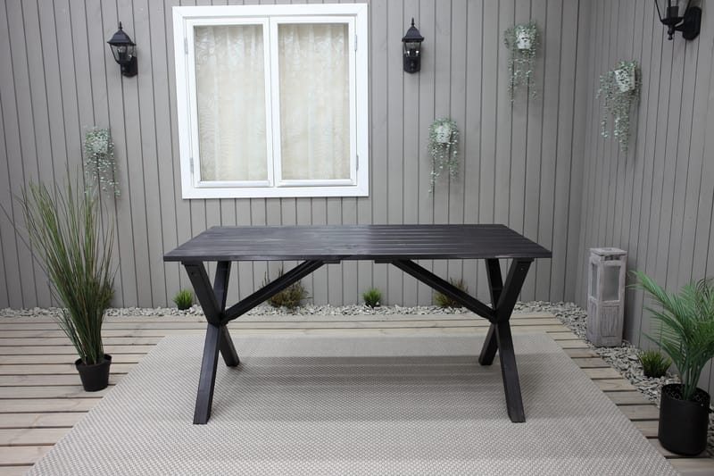 Matbord Utomhus Scottsdale 150 cm Kaffesvart - Kaffesvart - Utemöbler & utemiljö - Utebord & trädgårdsbord - Matbord utomhus