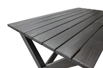 Matbord Utomhus Scottsdale 150 cm Kaffesvart - Kaffesvart - Utemöbler & utemiljö - Utebord & trädgårdsbord - Matbord utomhus