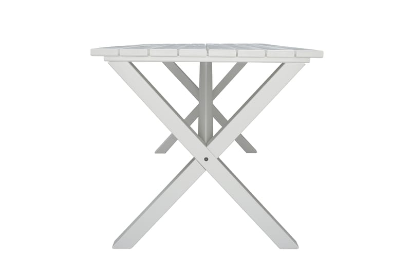 Matbord Utomhus Scottsdale 150x77 cm Vit - KWA - Utemöbler & utemiljö - Utebord & trädgårdsbord - Matbord utomhus