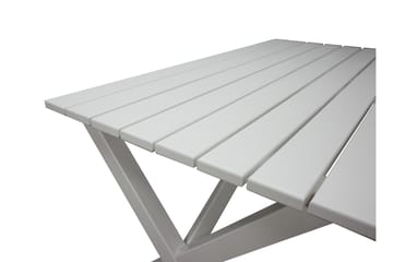 Matbord Utomhus Scottsdale 150x77 cm Vit - KWA - Utemöbler & utemiljö - Utebord & trädgårdsbord - Matbord utomhus
