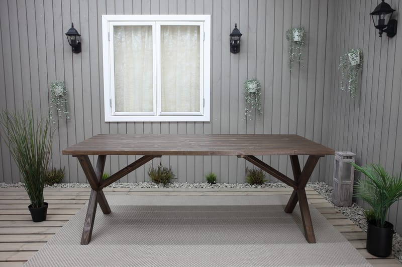 Matbord Utomhus Scottsdale 190 cm - Brun - Utemöbler & utemiljö - Utebord & trädgårdsbord - Matbord utomhus