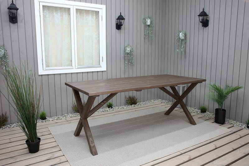 Matbord Utomhus Scottsdale 190 cm - Brun - Utemöbler & utemiljö - Utebord & trädgårdsbord - Matbord utomhus