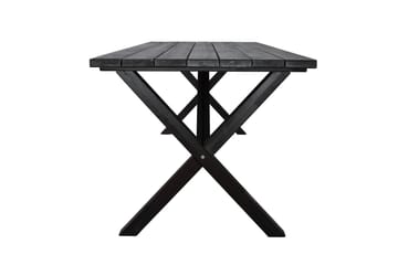 Matbord Utomhus Scottsdale 190 cm Svart - KWA - Utemöbler & utemiljö - Utebord & trädgårdsbord - Matbord utomhus