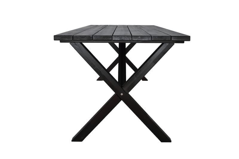 Matbord Utomhus Scottsdale 190 cm Svart - KWA - Utemöbler & utemiljö - Utebord & trädgårdsbord - Matbord utomhus
