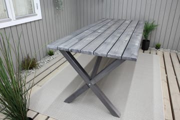 Matbord Utomhus Scottsdale Fasta 190 cm - Grå - Utemöbler & utemiljö - Utebord & trädgårdsbord - Matbord utomhus