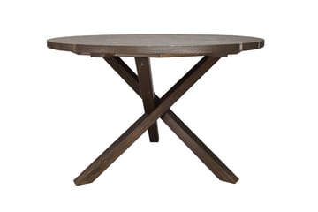 Matbord Utomhus Scottsdale Runt 112 cm - Brun - Utemöbler & utemiljö - Utebord & trädgårdsbord - Matbord utomhus