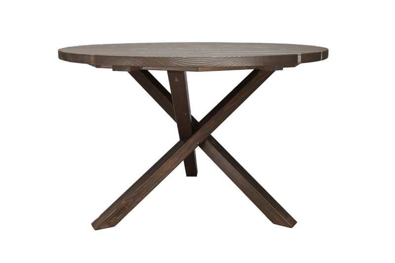 Matbord Utomhus Scottsdale Runt 112 cm - Brun - Utemöbler & utemiljö - Utebord & trädgårdsbord - Matbord utomhus