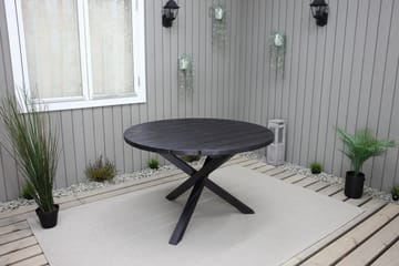 Matbord Utomhus Scottsdale Runt 112 cm - Kaffesvart - Utemöbler & utemiljö - Utebord & trädgårdsbord - Matbord utomhus