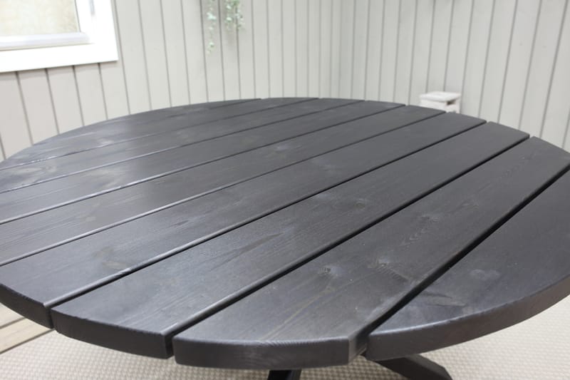 Matbord Utomhus Scottsdale Runt 112 cm - Kaffesvart - Utemöbler & utemiljö - Utebord & trädgårdsbord - Matbord utomhus