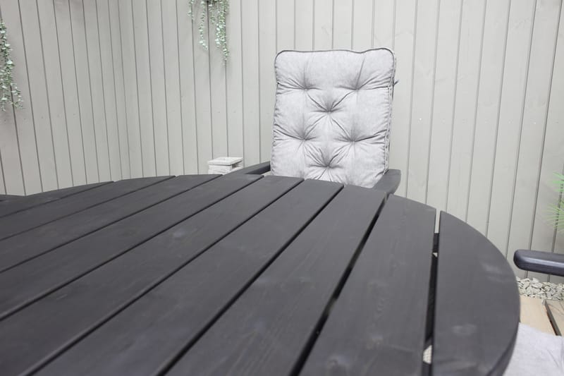 Matbord Utomhus Scottsdale Runt 112 cm - Kaffesvart - Utemöbler & utemiljö - Utebord & trädgårdsbord - Matbord utomhus