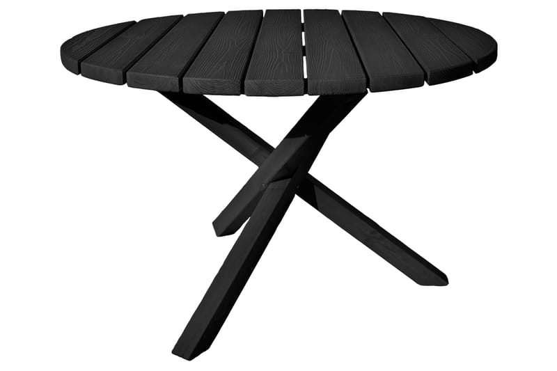 Matbord Utomhus Scottsdale Runt 112 cm - Kaffesvart - Utemöbler & utemiljö - Utebord & trädgårdsbord - Matbord utomhus