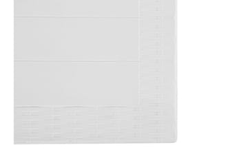 Matbord Utomhus vit 140 x 80 cm FOSSANO - Vit - Utemöbler & utemiljö - Utebord & trädgårdsbord - Matbord utomhus