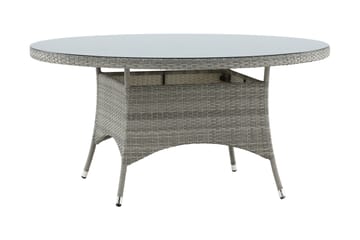 Matbord Utomhus Volta 150 Rund Grå - Venture Home - Utemöbler & utemiljö - Utebord & trädgårdsbord - Matbord utomhus