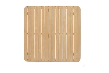 Matbord Utomhus Portals 95 cm - Vit/trä - Utemöbler & utemiljö - Utebord & trädgårdsbord - Matbord utomhus