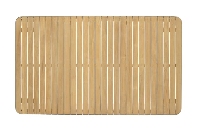 Matbord Utomhus Portals 161 cm - Teak/Vit - Utemöbler & utemiljö - Utebord & trädgårdsbord - Matbord utomhus
