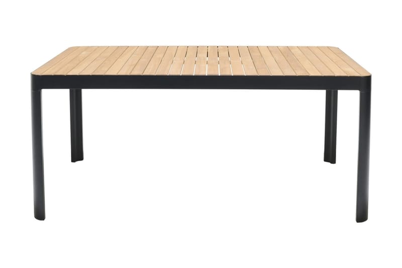 Matbord Utomhus Portals 161x95 cm - Teak/Svart - Utemöbler & utemiljö - Utebord & trädgårdsbord - Matbord utomhus