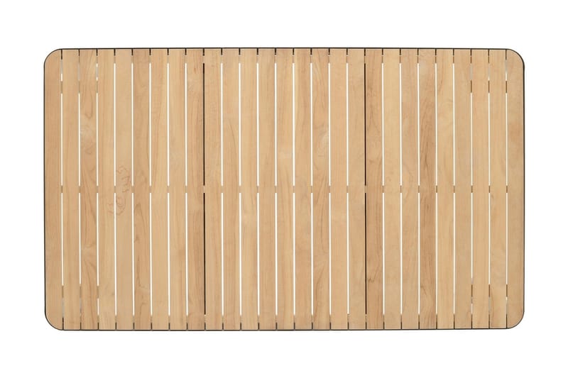 Matbord Utomhus Portals 161x95 cm - Teak/Svart - Utemöbler & utemiljö - Utebord & trädgårdsbord - Matbord utomhus