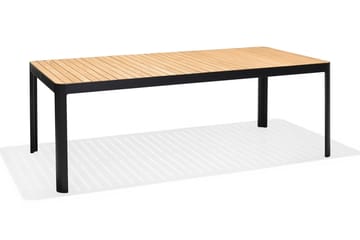 Matbord Utomhus Portals 209x105 cm - Teak/Svart - Utemöbler & utemiljö - Utebord & trädgårdsbord - Matbord utomhus