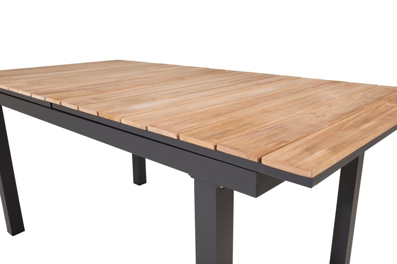 Mexico Förlängningsbart Matbord Utomhus 160-240 cm Brun/Svart - Venture Home - Utemöbler & utemiljö - Utebord & trädgårdsbord - Matbord utomhus