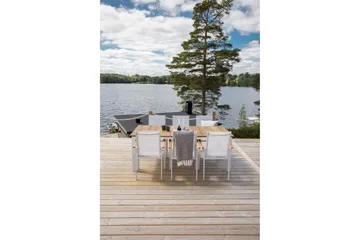 Mexico Matbord Utomhus 200 cm - Brun/Beige - Utemöbler & utemiljö - Utebord & trädgårdsbord - Matbord utomhus