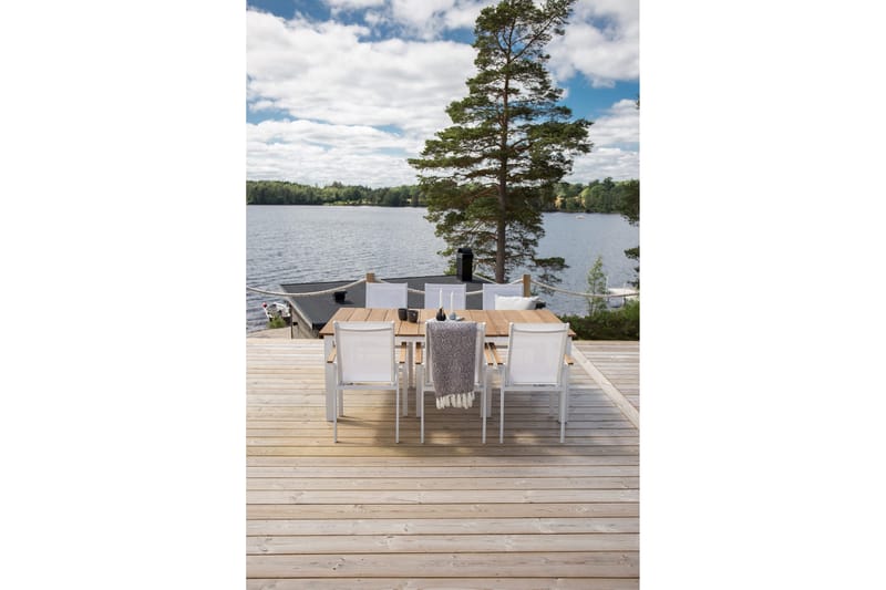 Mexico Matbord Utomhus 200 cm - Brun/Beige - Utemöbler & utemiljö - Utebord & trädgårdsbord - Matbord utomhus