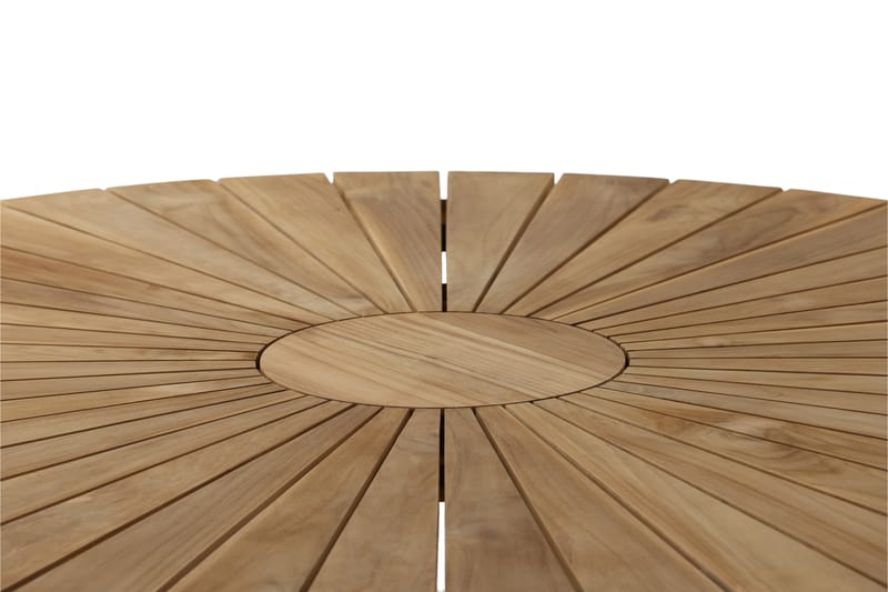 Mexico Matbord Utomhus Rund 140 cm Brun/Svart - Venture Home - Utemöbler & utemiljö - Utebord & trädgårdsbord - Matbord utomhus