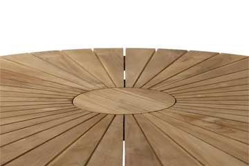 Mexico Matbord Utomhus Rund 140 cm Brun/Svart - Venture Home - Utemöbler & utemiljö - Utebord & trädgårdsbord - Matbord utomhus