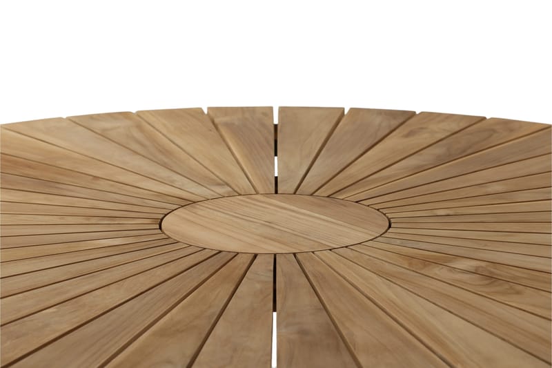 Mexico Matbord Utomhus Rund 140 cm Brun/Svart - Venture Home - Utemöbler & utemiljö - Utebord & trädgårdsbord - Matbord utomhus