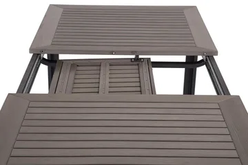 Monaco Förlängningsbart Matbord 152-210x90 cm - Svart / Grå - Utemöbler & utemiljö - Utebord & trädgårdsbord - Matbord utomhus