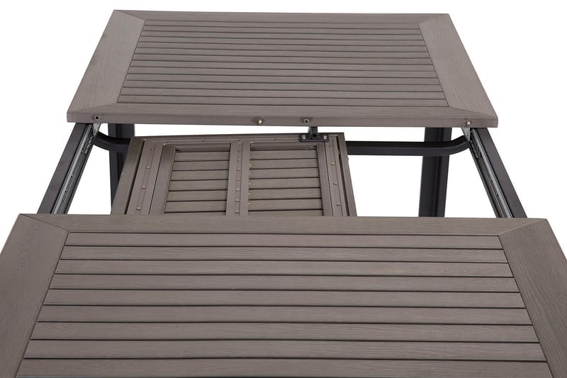 Monaco Förlängningsbart Matbord 152-210x90 cm - Svart / Grå - Utemöbler & utemiljö - Utebord & trädgårdsbord - Matbord utomhus