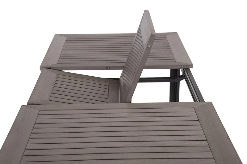 Monaco Förlängningsbart Matbord 152-210x90 cm - Svart / Grå - Utemöbler & utemiljö - Utebord & trädgårdsbord - Matbord utomhus