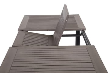 Monaco Förlängningsbart Matbord 152-210x90 cm - Svart / Grå - Utemöbler & utemiljö - Utebord & trädgårdsbord - Matbord utomhus