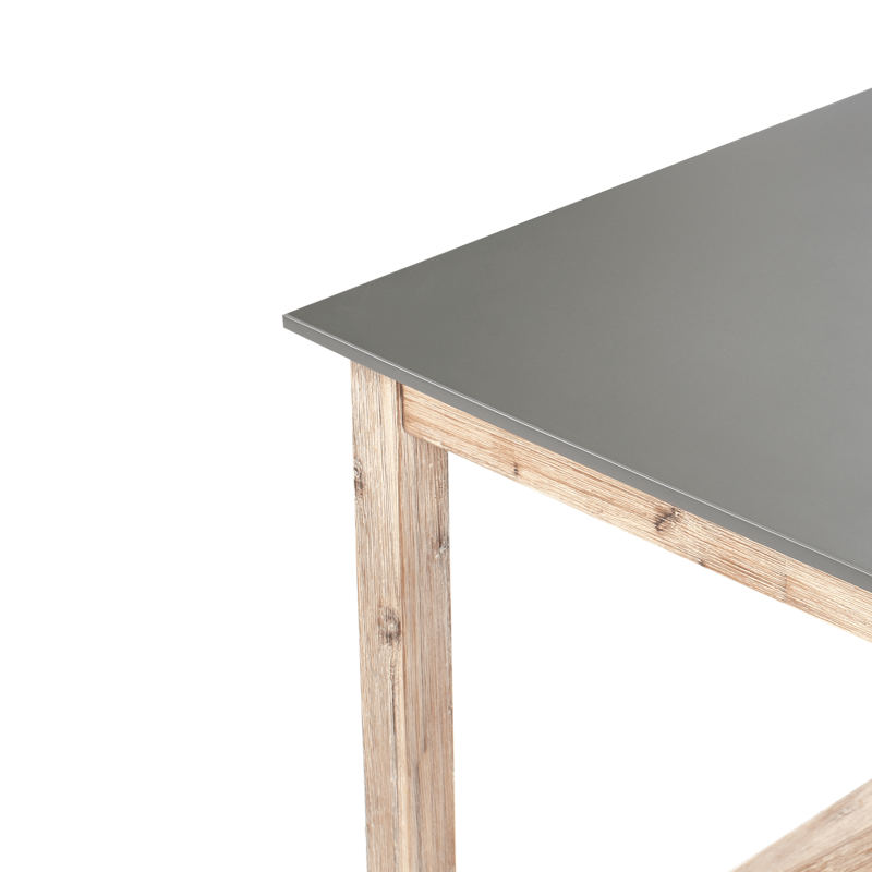 Matbord utomhus Notteri 90x180 cm Betong - Grå/Brun - Utemöbler & utemiljö - Utebord & trädgårdsbord - Matbord utomhus