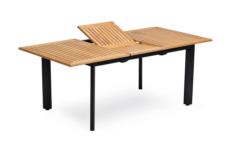 NYDALA Utebord 150-200 - Svart|teak - Utemöbler & utemiljö - Utebord & trädgårdsbord - Matbord utomhus