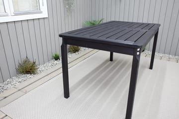 Olivio Matbord Utomhus 135x77 cm - Svart - Utemöbler & utemiljö - Utebord & trädgårdsbord - Matbord utomhus