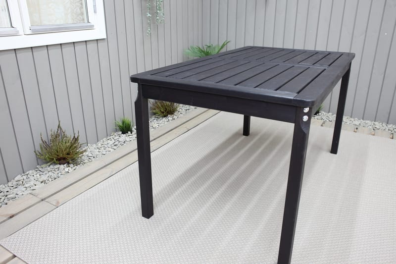 Olivio Matbord Utomhus 135x77 cm - Svart - Utemöbler & utemiljö - Utebord & trädgårdsbord - Matbord utomhus