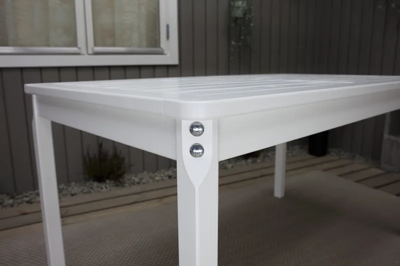 Olivo Fasta Matbord Utomhus 135 cm Vit - Utemöbler & utemiljö - Utebord & trädgårdsbord - Matbord utomhus