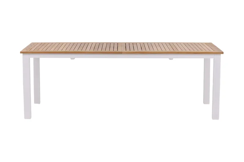 Panama Förlängningsbart Matbord Utomhus 224-324 cm - Teak/Vit - Utemöbler & utemiljö - Utebord & trädgårdsbord - Matbord utomhus