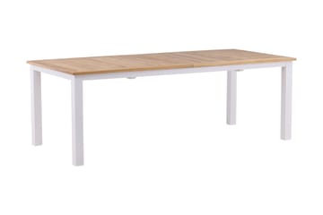 Panama Förlängningsbart Matbord Utomhus 224-324 cm - Teak/Vit - Utemöbler & utemiljö - Utebord & trädgårdsbord - Matbord utomhus