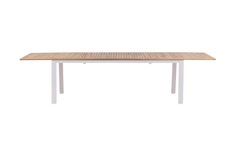 Panama Förlängningsbart Matbord Utomhus 224-324 cm - Teak/Vit - Utemöbler & utemiljö - Utebord & trädgårdsbord - Matbord utomhus