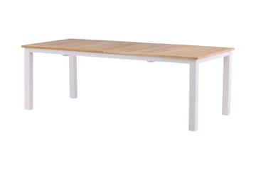 Panama Förlängningsbart Matbord Utomhus 224-324 cm - Teak/Vit - Utemöbler & utemiljö - Utebord & trädgårdsbord - Matbord utomhus