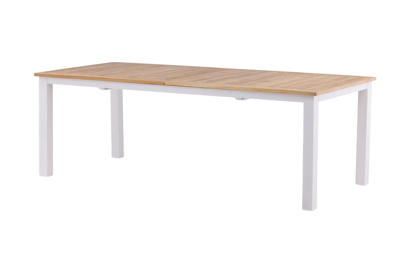 Panama Förlängningsbart Matbord Utomhus 224-324 cm - Teak/Vit - Utemöbler & utemiljö - Utebord & trädgårdsbord - Matbord utomhus