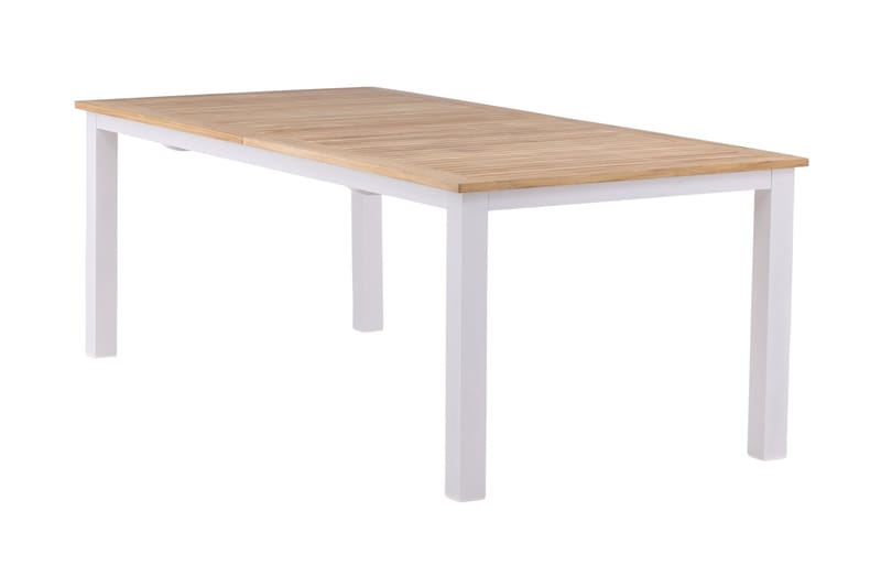 Panama Förlängningsbart Matbord Utomhus 224-324 cm - Teak/Vit - Utemöbler & utemiljö - Utebord & trädgårdsbord - Matbord utomhus