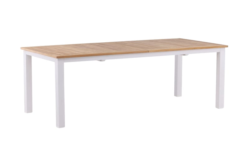 Panama Förlängningsbart Matbord Utomhus 224-324 cm - Teak/Vit - Utemöbler & utemiljö - Utebord & trädgårdsbord - Matbord utomhus