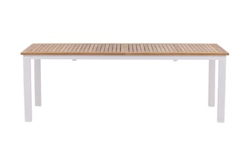 Panama Förlängningsbart Matbord Utomhus 224-324 cm - Teak/Vit - Utemöbler & utemiljö - Utebord & trädgårdsbord - Matbord utomhus